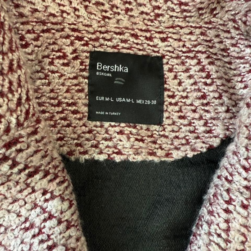 Bershka Textured Knit Coat – Size M/L‎ - Picture 5 of 7